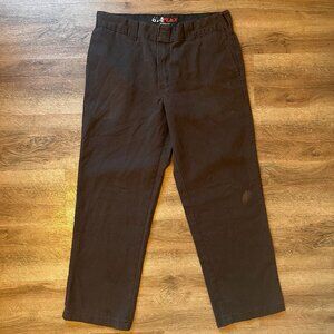 Dickies 874 Flex Chinos Mens 34x29 Brown Cotton Polyester Work Pants